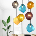 Fancy Round Glass Pendant Light Creative Modern Indoor Drop Lighting
